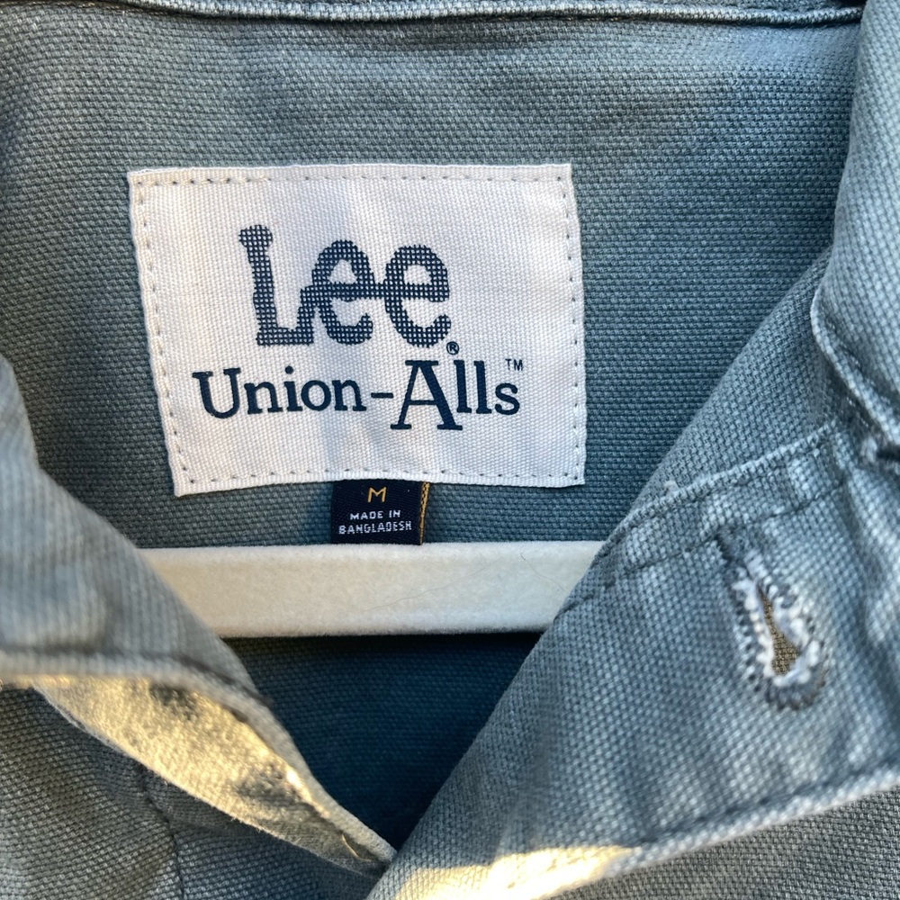 Lee Union Alls Denim Romper in Olive Green Medium - Picture 4 of 10
